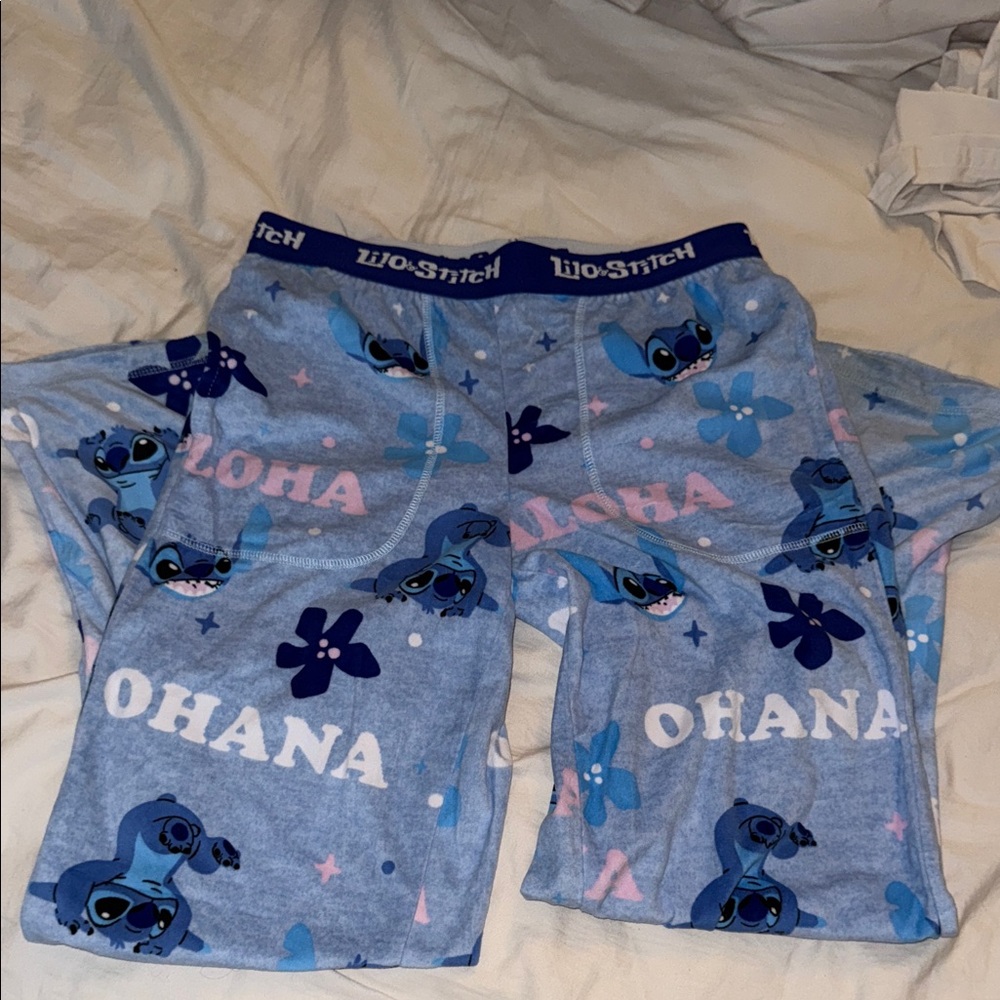 Lilo & Stitch Blue Pajama Pants